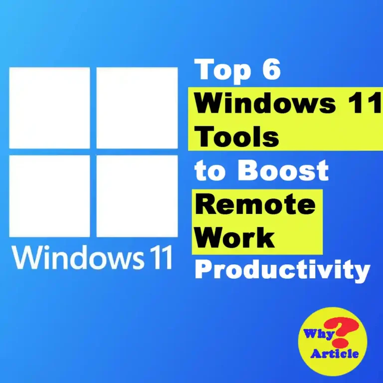Top 6 Windows 11 Tools to Boost Remote Work Productivity Boost your remote work productivity with these top 6 Windows 11 tools. Discover focus sessions, Snap Layouts, virtual desktops, and more!