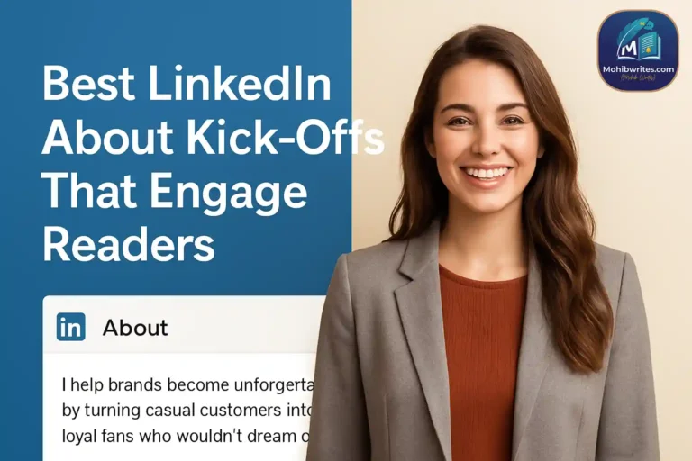 Best LinkedIn About Kick-Offs That Engage Readers