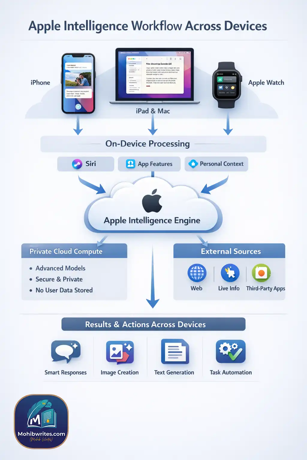 Apple Intelligence Workflow Across Devices