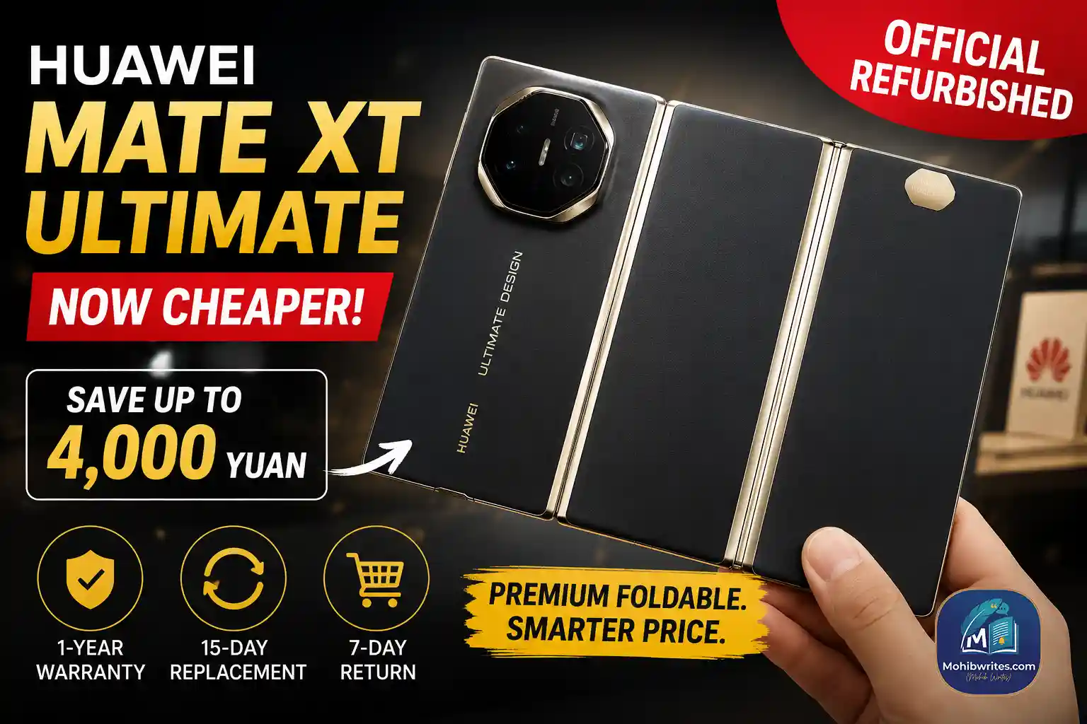 Huawei Mate XT Ultimate Refurbished Models Launch at Lower Prices